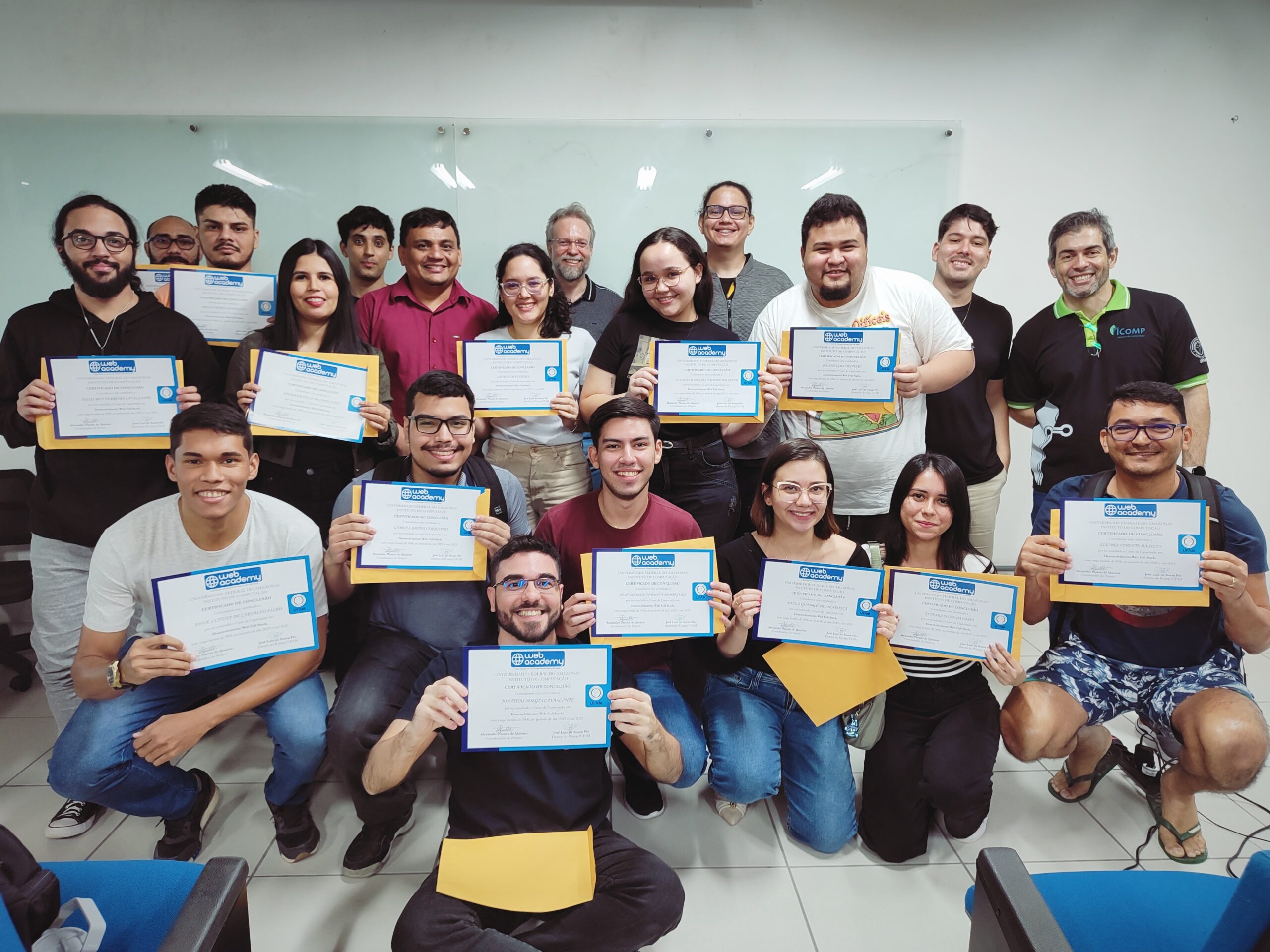 Web Academy da UFAM, formou a 1ª turma da Capacitação